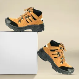 aadi Synthetic Leather |Lightweight|Comfort|Summer|Trendy|Walking|Outdoor|Daily Use Boots For Men image 5