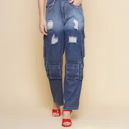 puella Women Regular High Rise Blue Jeans-picture-24