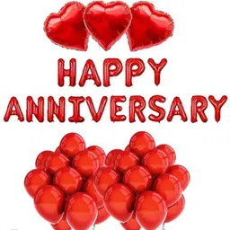 r g accessories Solid Anniversary decoration golden foil balloon 19pcs set for Anniversary decoration Balloon-picture-30