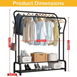 lukzer Steel Floor Cloth Dryer Stand MGS image 3