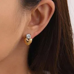divissha Korean Earrings Earrings For Girls | Women Earrings | Earrings Alloy Earring Set Alloy Stud Earring image 4