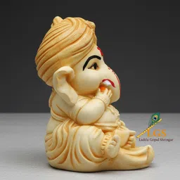 lgs (laddu gopal shringar) Decorative Showpiece - 15 cm image 2