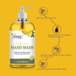 oneway happiness Minty Lemon Herbal Lemon Hand wash Hand Wash image 2