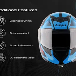 vega Edge Passion Motorbike Helmet image 5