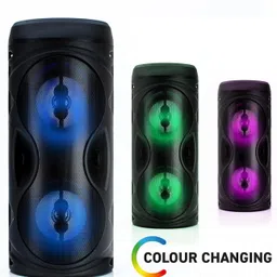 JOKIN Thunder Double Woofer with Wired Mic,Remote 30 W Bluetooth speaker 30 W Bluetooth Home Audio Speaker image 5