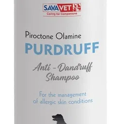 sava vet PURDRUFF Anti Dandruff Shampoo for Dogs & Cats 200 ml Pet Coat Cleanser-picture-21