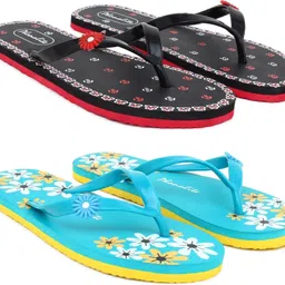Womens Casual comfort stylish trending combo slippers (Pack of 2) Women Flip Flops-image-16