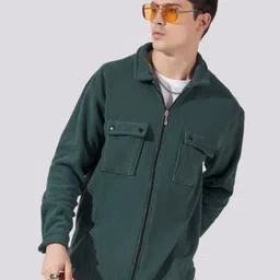 maniac Men Solid Casual Jacket image 1
