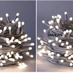 sauran 36 LEDs 12 m White Steady String Rice Lights image 2
