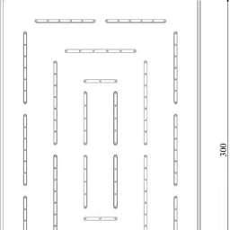 jaquar MAZE OVERHEAD SHOWER 190X295mm RECTANGUL Fixed Mount image 2