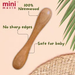 neospace Natural and Chemical-Free Neem Wood Teether for Babies | 0-12 Months Teether image 2