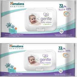 himalaya entle baby wipes pack 0f 2 (72*2) 72 wipes in one pack offer pack-picture-14