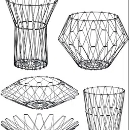 luxsan Fruit Basket | Stainless Steel | Multi Purpose | Stainless Steel Fruit & Vegetable Basket image 2