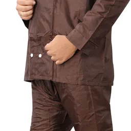 flossy Solid Men Raincoat image 3