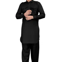 gratitude rock Men Cotton Rayon Kurta Salwar Set image 3
