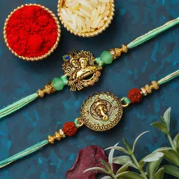 ecraftindia Religious Rakhi Memento Assorted Rakhi Set-picture-23