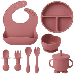 debrifo 8 Pcs Silicone Suction Plates Solid for Baby - silicon-picture-12