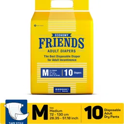 friends Economy Tape Type Adult Diapers - M-picture-16