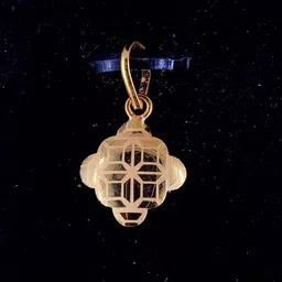 NJ Arts Geometric Star Charm 18kt Rose Gold Pendant-image-0
