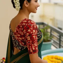 tozostylefabric V-Neck Women Blouse image 2