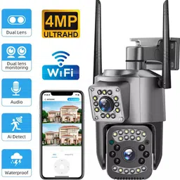 OSQD 4MP Dual Lens WiFi CCTV Camera – Ultra HD Outdoor Waterproof with Audio Security Camera-picture-14