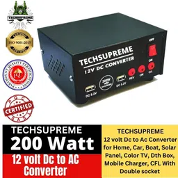 techsupreme 200 Watt Converter 12v dc to ac inverter kit for SMPS, DVD, LED TV A5 Electronic Components Electronic Hobby Kit-picture-13