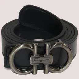 Women Black Artificial Leather Belt-image-75