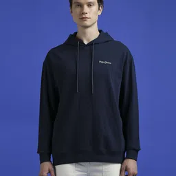 pepe jeans Men Full Sleeve Graphic Print Hooded Sweatshirt image 1