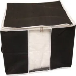 CHAMPARAN Storage Organiser | Saree Cover Set | Sari Packing Bag with Zip Cotton Laundry Bag image 4