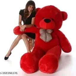 alfez enterprises 2ft red pink teddy bear - 1 mm image 3