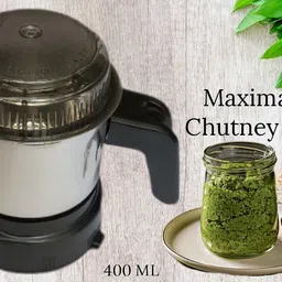 usha MAXIMA Chutney & Grinder Stainless Steel Heavy Jar [4 Teeth Couplers] Mixer Juicer Jar image 4