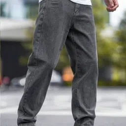 ntrook Men Loose Fit Mid Rise Grey Jeans-picture-16