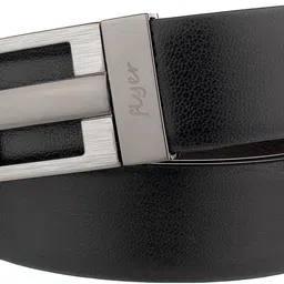 flyer Men Formal, Casual, Evening, Party Black, Brown Artificial Leather Reversible Belt image 2