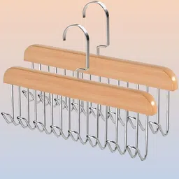 vayeex 8-Hook Pine Holder – Cap Handbag & Tee Wooden Shirt Pack of 2 Hangers For Shirt-picture-26