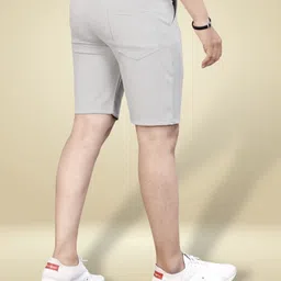 styles era Pack of 2 Solid Men Black, Grey Regular Shorts image 5