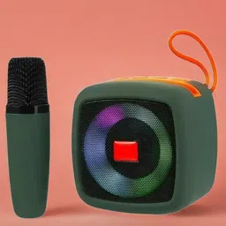Ziddjeet X189 (PORTABLE BLUETOOTH SPEAKER) Dynamic Thunder Sound Wireless Mic RGB Light 5 W Bluetooth Speaker-picture-19
