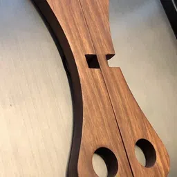 kesha spree 01 Hot Vessel Trivet Sheesham Wood Wooden Carving Trivet image 3