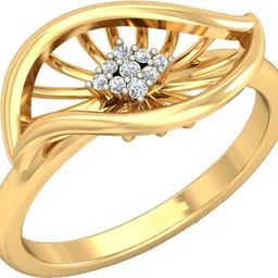 avsar AVR567YB 14kt Cubic Zirconia Yellow Gold ring-picture-11