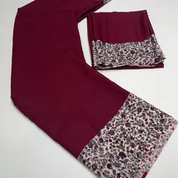 dori Printed Daily Wear Crepe, Silk Blend Saree-picture-20