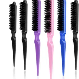 1 Pcs Nylon Teasing Back Combing Slim Line Styling Extension Hair Brush Comb-image-4
