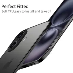 mobideer Back Cover for iPhone 16, Shock Proof Ultra Slim Frameless image 5