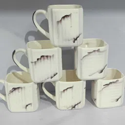 love unlimited Pack of 6 Bone China Premharshit scqure italian-03-picture-27