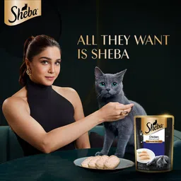 sheba Fine Chicken 1.96 kg (28x0.07 kg) Wet Adult Cat Food image 4