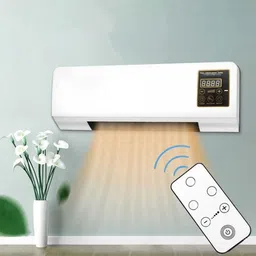 e grow Premium Wall-Mounted Mini AC Room Heater with Remote Control Fast Heating Fan Room Heater-picture-29