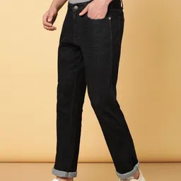 wrangler Men Regular Mid Rise Black Jeans image 3