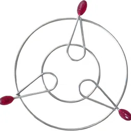 hazel Kitchen & Dining Table Vessel Holder, Cooling & Steaming Rack Glossy Trivet image 1