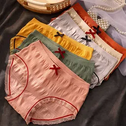 mrs queen Pack of 3 Women Hipster Multicolor Panty image 1