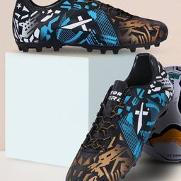 vector x Fire Sporty Design Synthetic Upper & Non Slip Sole Futsal Indoor Football Shoes For Men-picture-12