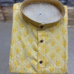 foxdx Men Printed Cotton Blend Straight Kurta-picture-14