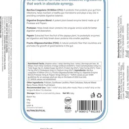 scitron Pre Get Melts Healthy Gut | 10B CFU Probiotics, Digestive Enzymes, FOS Mixed Berry Blast Capsules image 2